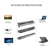 12/24 Ports Network Tool Kit CAT6 Patch Panel RJ45 Networking Wall Mount Rack
