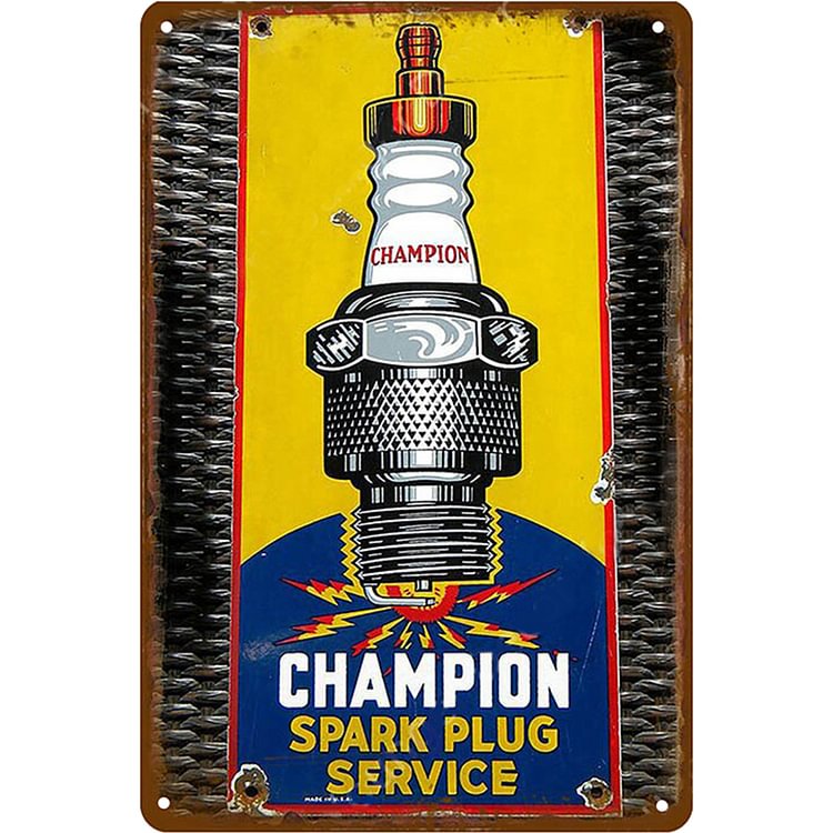 Champion Spark Plugs - Vintage Tin Signs/Wooden Signs - 8*12Inch/12*16Inch