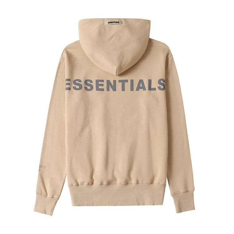 ESSENTIALS Hoodie Reflective Monogram Print Sweatshirt