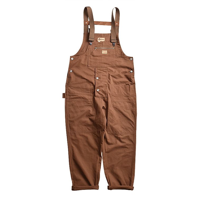 Suspender Pants Men's plus Size Retro Sports Trousers Cargo Overalls Suspenders Men Denim Overalls