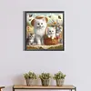 Diamond Painting-DIY Full Round Drill Cat(40*40CM)