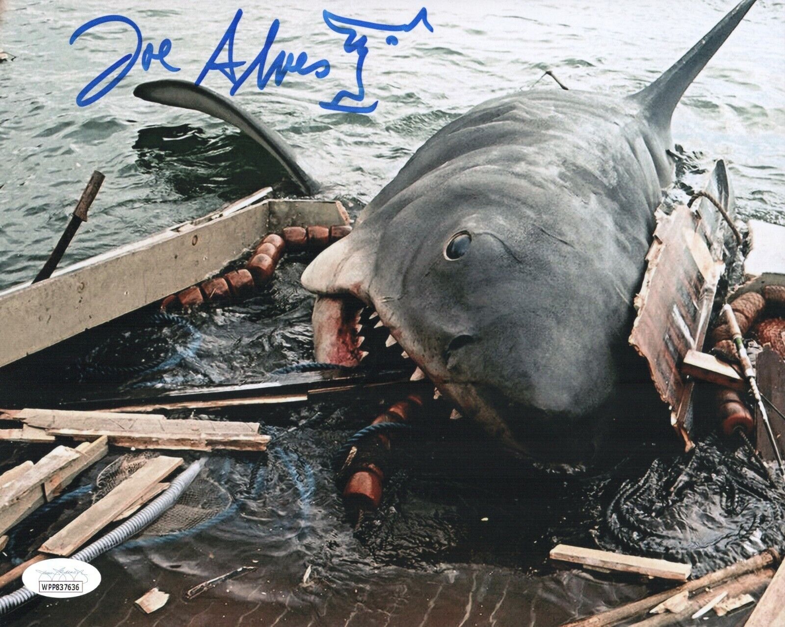 JOE ALVES Signed JAWS SHARK DESIGNER 8x10 Photo Poster painting Autograph JSA COA WPP Cert