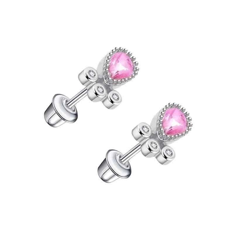 1 Pair Minimalist Cross Star Butterfly Plating Inlay Stainless Steel Zircon Ear Studs