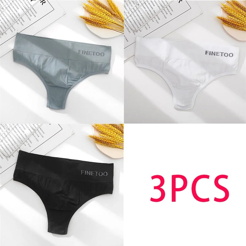 High Waist Panties Women Underwear Bodyshaper Panties Female Underpants Sexy Lingerie G-string Pantys Solid Color PlusSize M-2XL