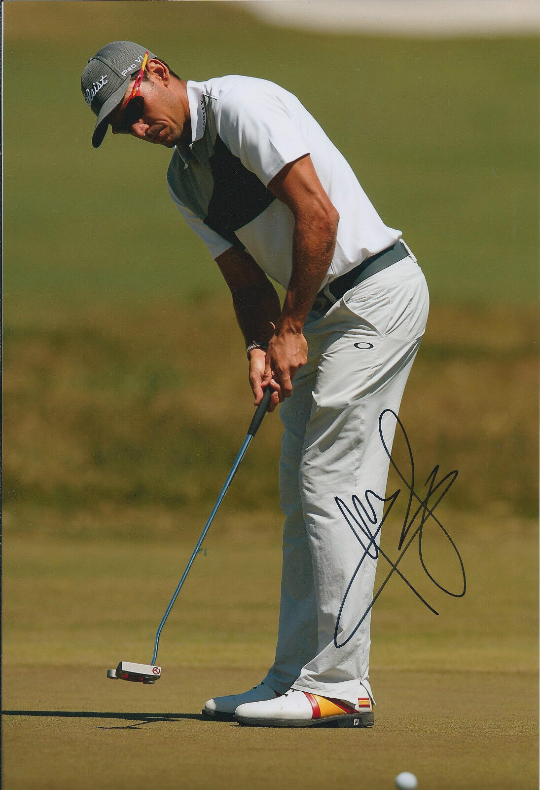 Rafael CABRERA BELLO SIGNED Golf Autograph Photo Poster painting AFTAL COA Austrian Open WInner