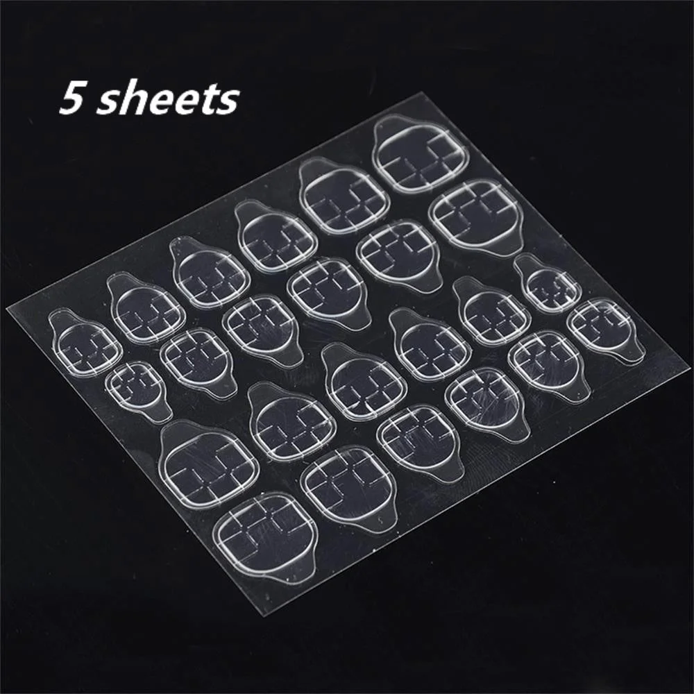 24pcs French Square Head Ballerina False Nails With Designs Wearable Artificial Fake Nails Full Cover Press On Nail Tips
