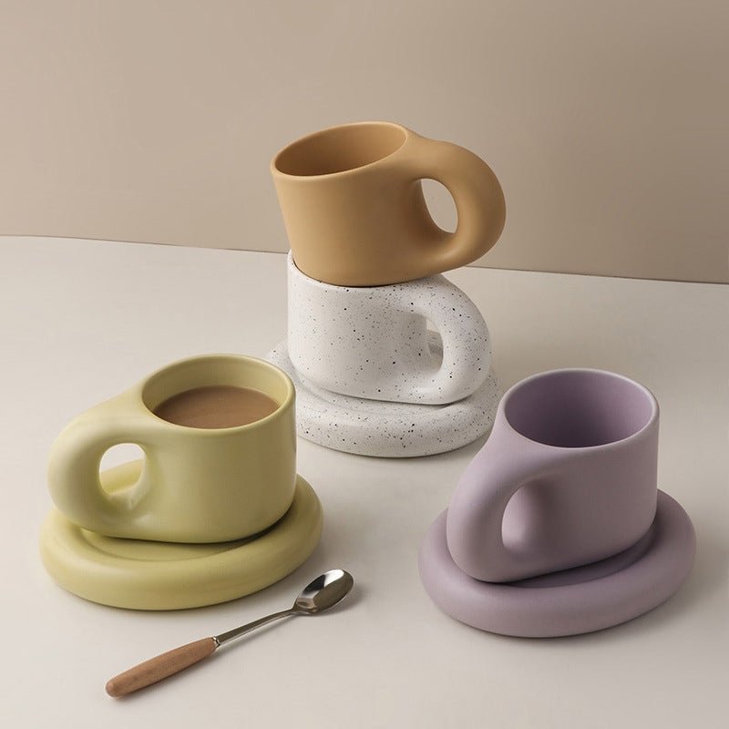 Nordic Minimalist Ceramic Plump Mug