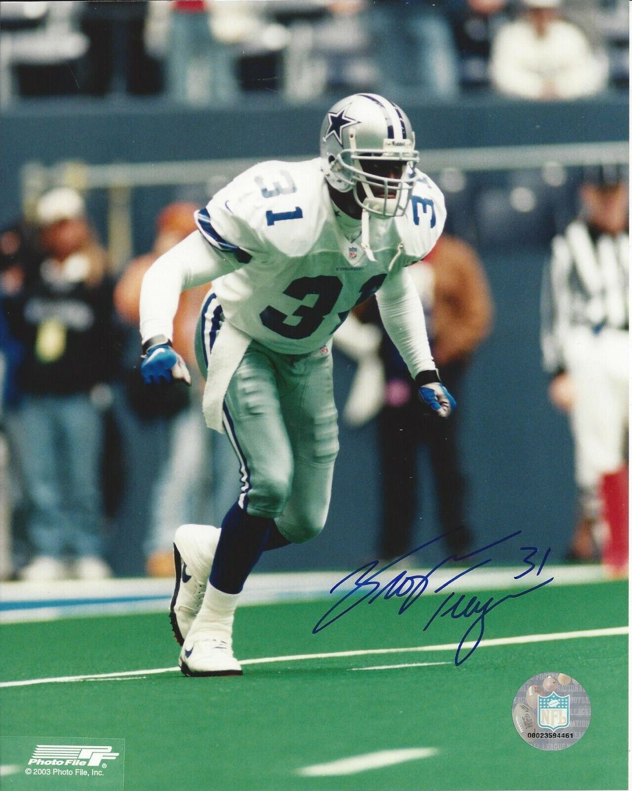 George Teague Autographed 8x10 Dallas Cowboys#2