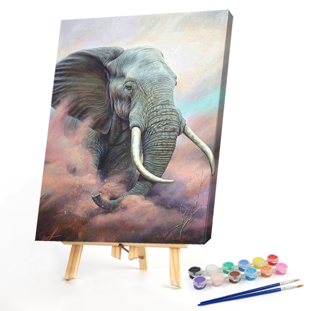 

40*50CM - Paint By Numbers - Elephant, 501 Original