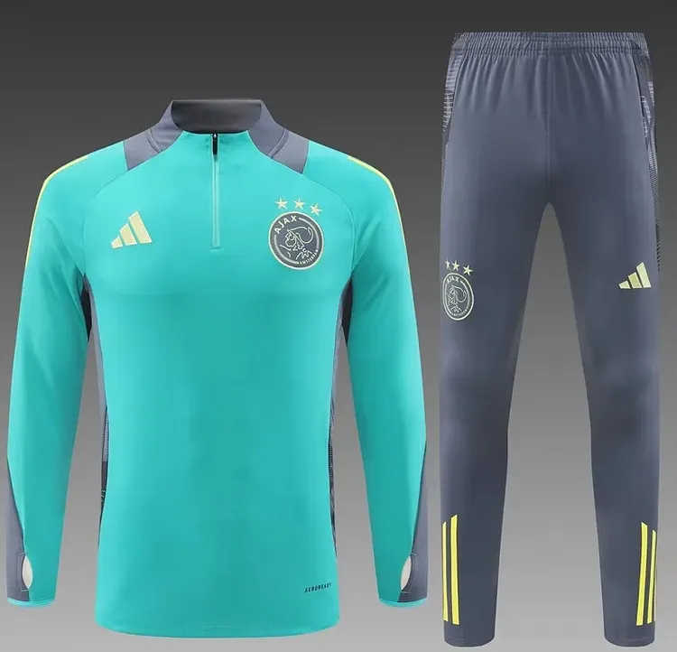24-25 Ajax green training suit half-length set