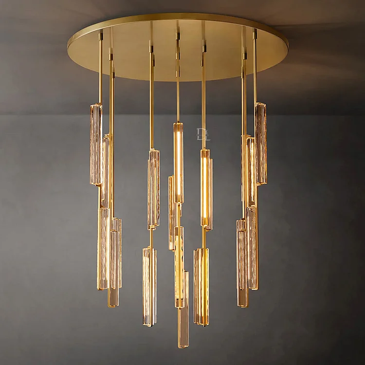 Aerie Crystal Round Chandelier 56" Vjlight