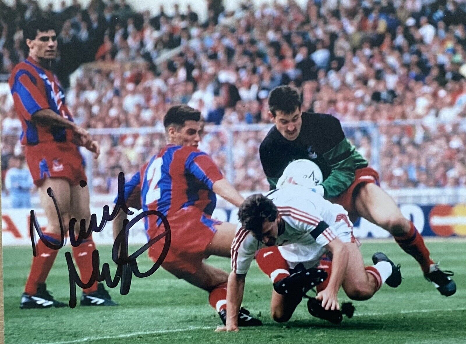 Nigel Martyn Genuine Hand Signed Crystal Palace 6X4 Photo Poster painting