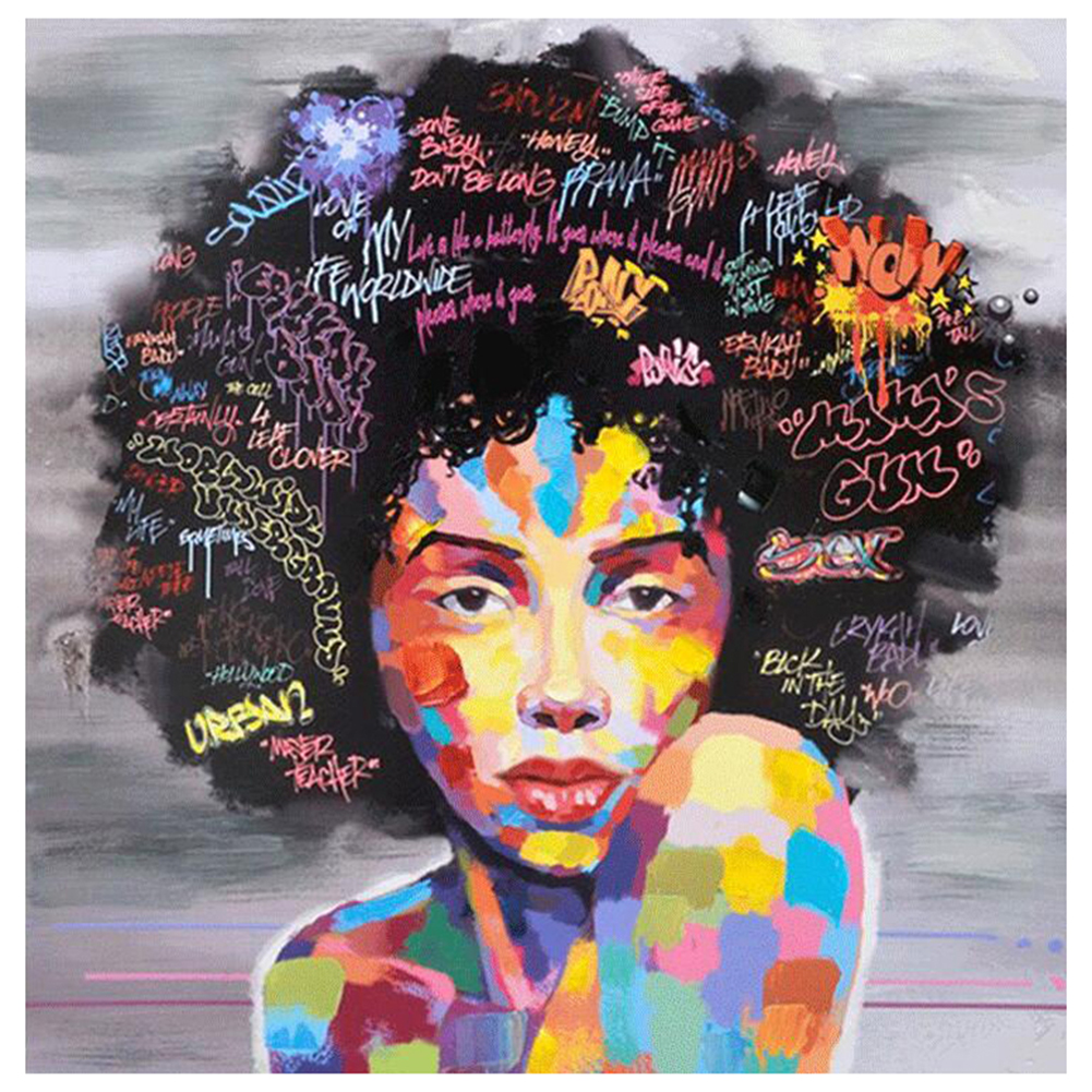 

30*30CM-Novelty Beauty-Round Drill Diamond Painting, 501 Original