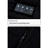 28 Heating Zone Smart Electric Heated Vest USB/DC Stand Collar Thermal Waistcoat