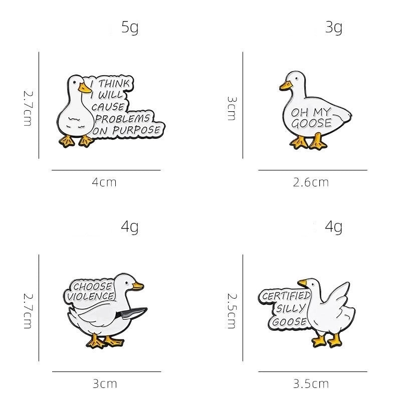 Cartoon Style Cute Streetwear Animal Alloy Unisex Brooches