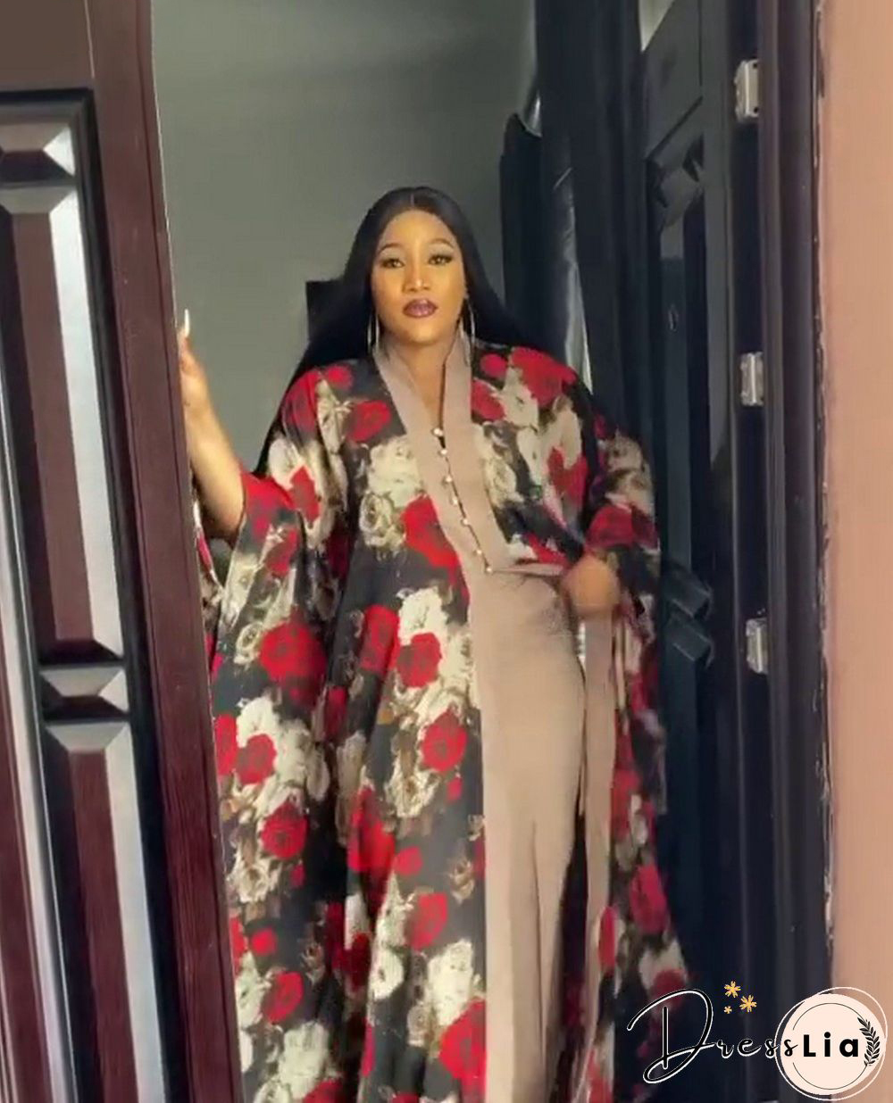 Summer African ClothesFor Women Two Piece Set Dashiki Fashion Long Dress Sets Pants Suits Outfits Party Dresses Plus Size