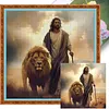 Jesus Lion-11CT Stamped Cross Stitch 40*40cm tapestrymarket