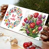 6pcs DIY Blossom Diamond Art Greeting Cards 5D Rhinestone Arts Birthday Card