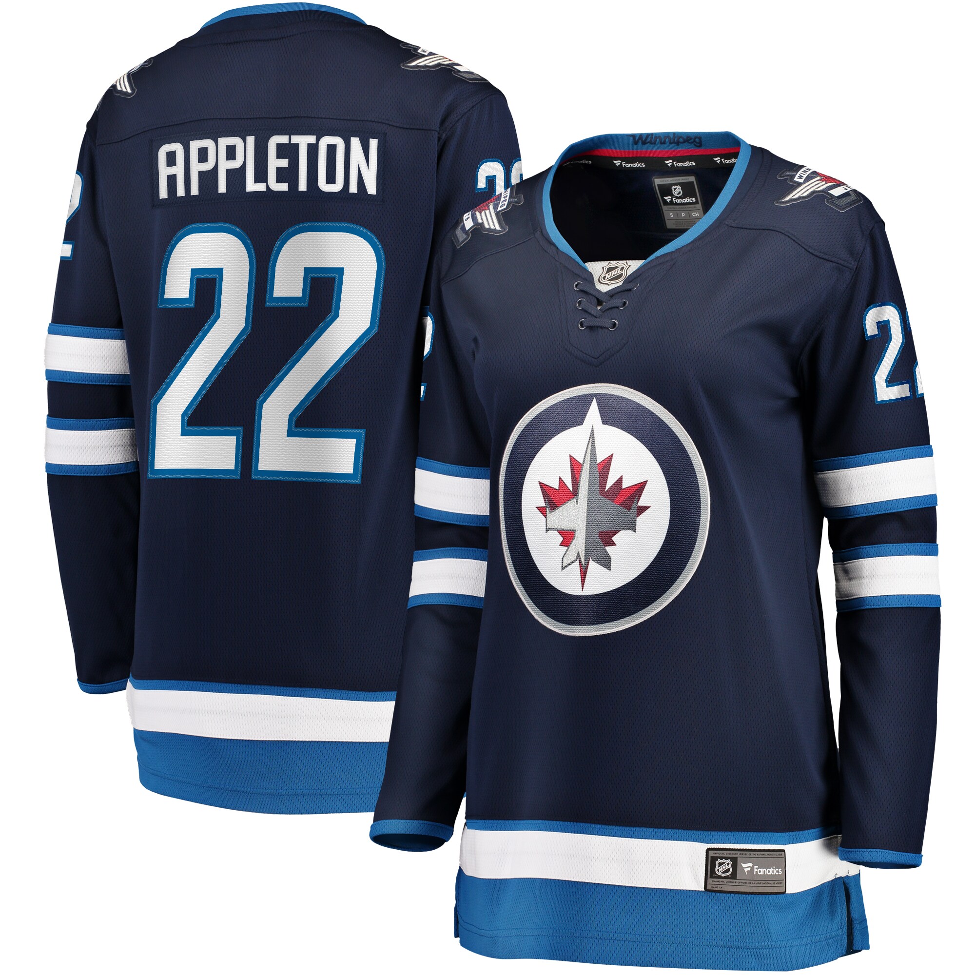 Mason Appleton Winnipeg Jets Fanatics Women&rsquo;s Home Breakaway Jersey &ndash; Navy mysite