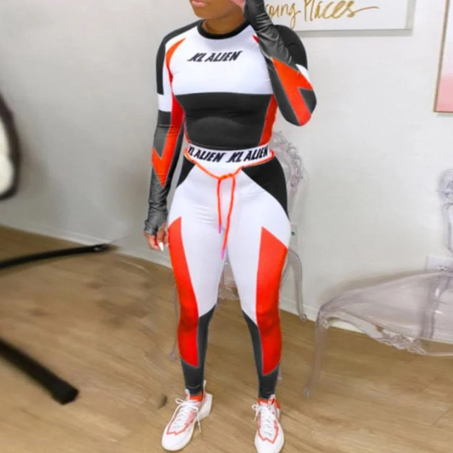 Tracksuits Women Two Piece Set Outfits Sports Fitness High Waist Leggings Winter Spring Matching Sets Sweatsuit Sexy