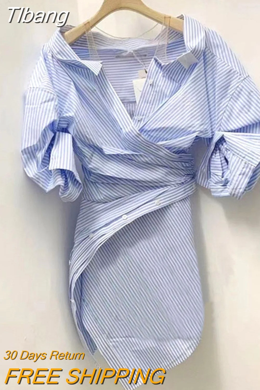 Tlbang Korean Dress For Women V Neck Long Sleeve Off Shoulder High Waist Solid Mini Dresses Female Clothing 2023 Fashion