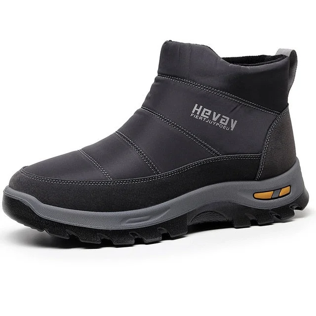 Orthopedic Snow Boots For Men Cushion Ankle Winter Shoes Radinnoo.com