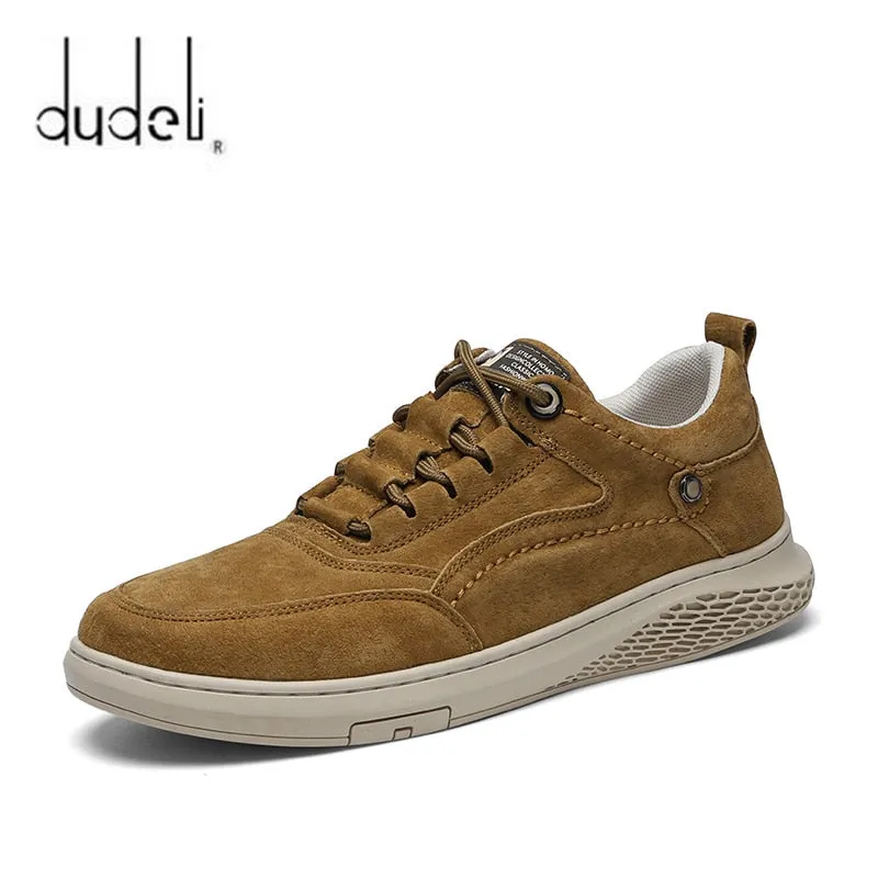 Men Shoes Fashion Genuine Leather Loafers Breathable Autumn Lace Up Comfortable Casual Outdoor Sneakers Shoes Zapatos Hombre 47