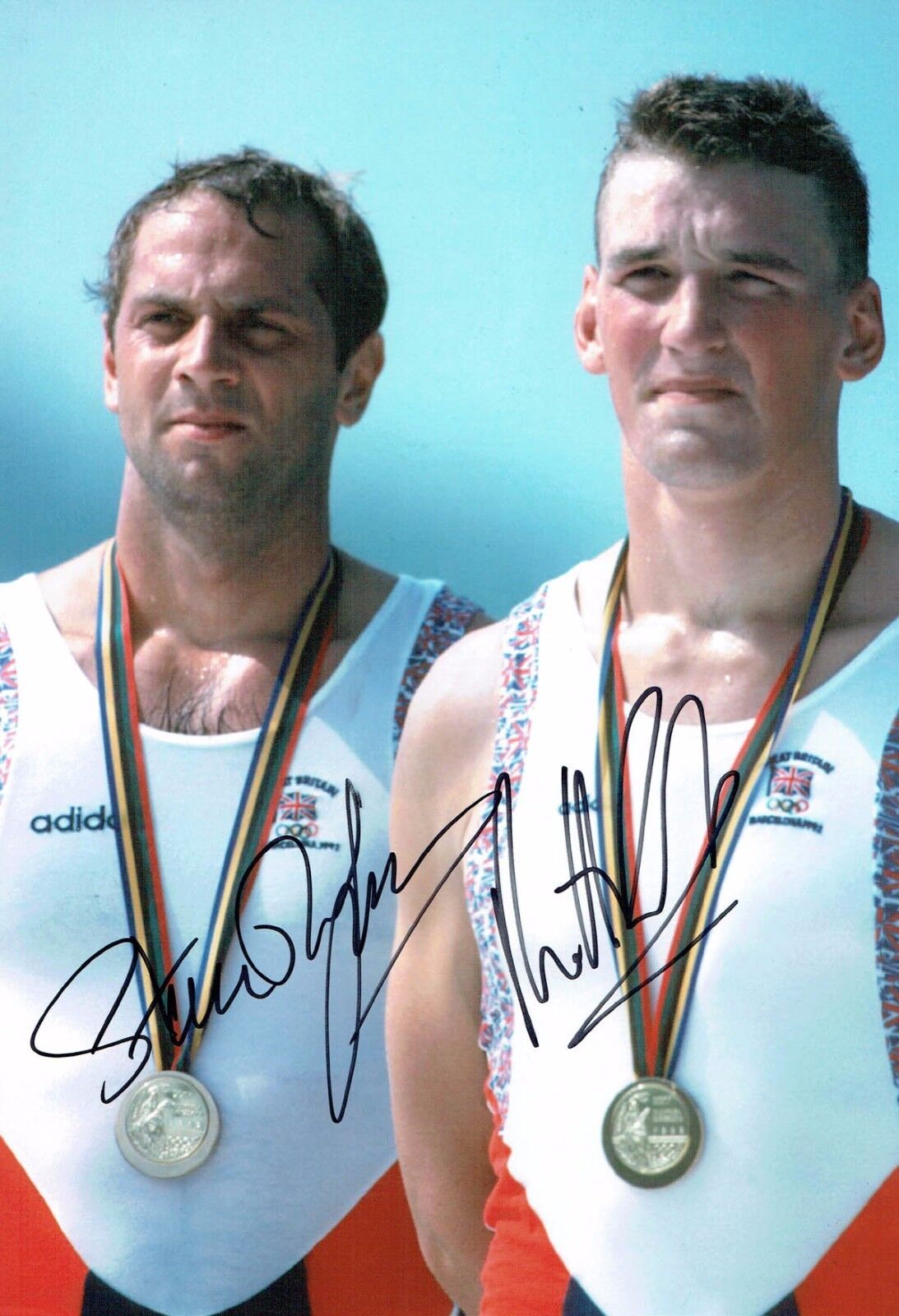 Steve REDGRAVE Matthew PINSENT Signed Photo Poster painting 1 Autograph AFTAL COA Medal WINNERS