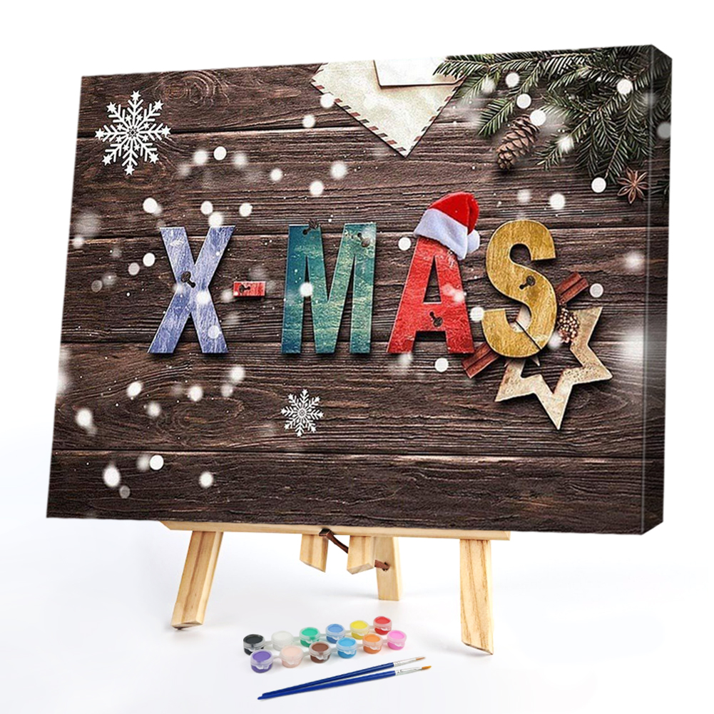 

40*50CM Paint By Numbers-Christmas, 501 Original