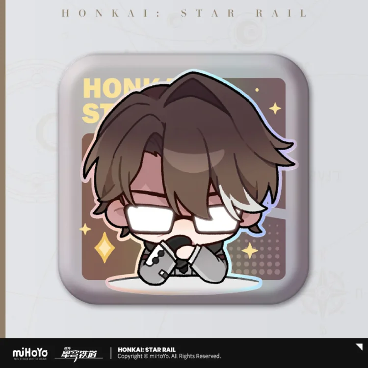 Honkai Star Rail Characters Tinplate Badges [Original Honkai Official Merchandise]