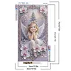 Cute angel girl Full DIY 5D rond pierres gem art kits de peinture diamant pour adultes/d&eacute;butants id&eacute;es cadeaux d&eacute;co murale maison 15,75x27,56in
