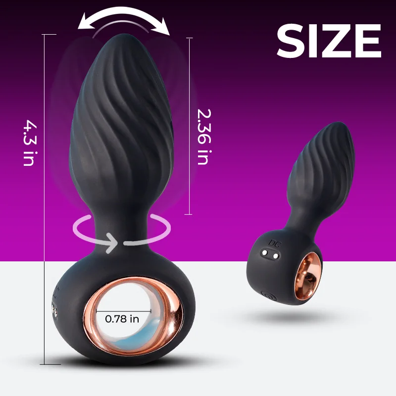 Vibrating Swing Anal Plug Prostate Vestibular Vibrator