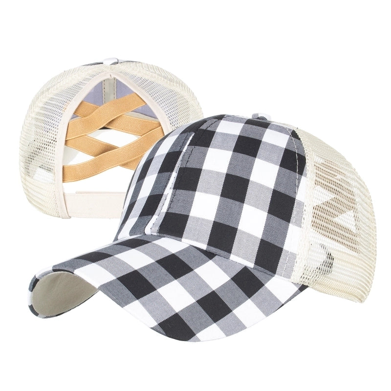 Women’s Fashion Color Block Flower Leopard Baseball Cap