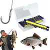 5Pcs Fishing Snelled Hook Holder Reusable Fishing Line Board Fishing Accessories