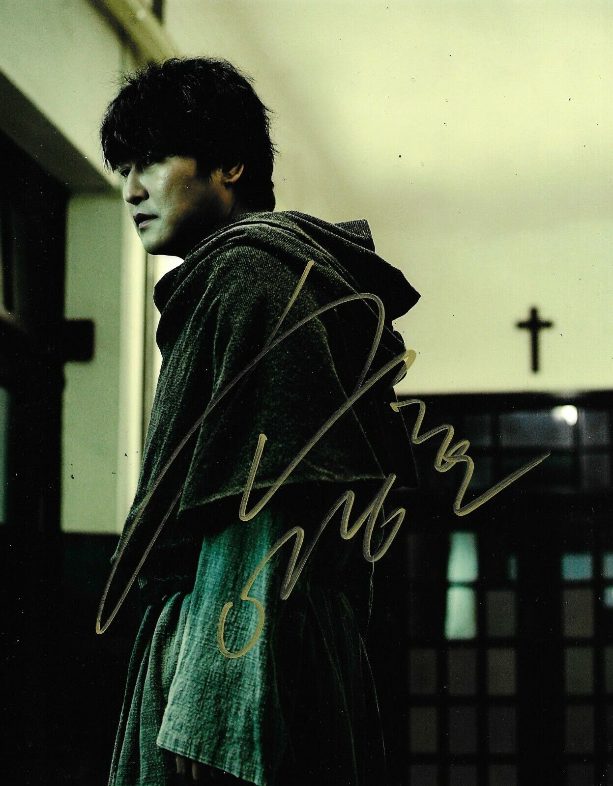 Song Kang Ho Signed Thirst 10x8 Photo Poster painting AFTAL *STAR OF PARASITE/SNOWPIERCER*