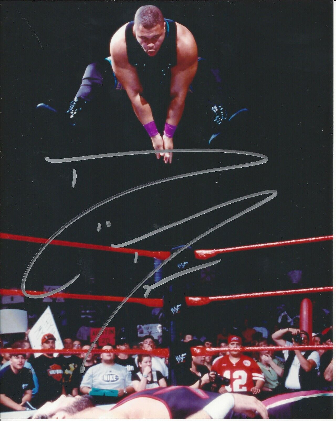 D'Lo Brown autographed 8x10 #2 WWENation of Domination