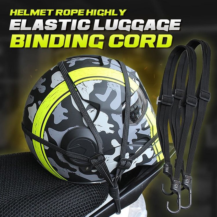 🔥HOT SALE 50%OFF🔥Helmet Rope Highly Elastic Luggage Binding Cord