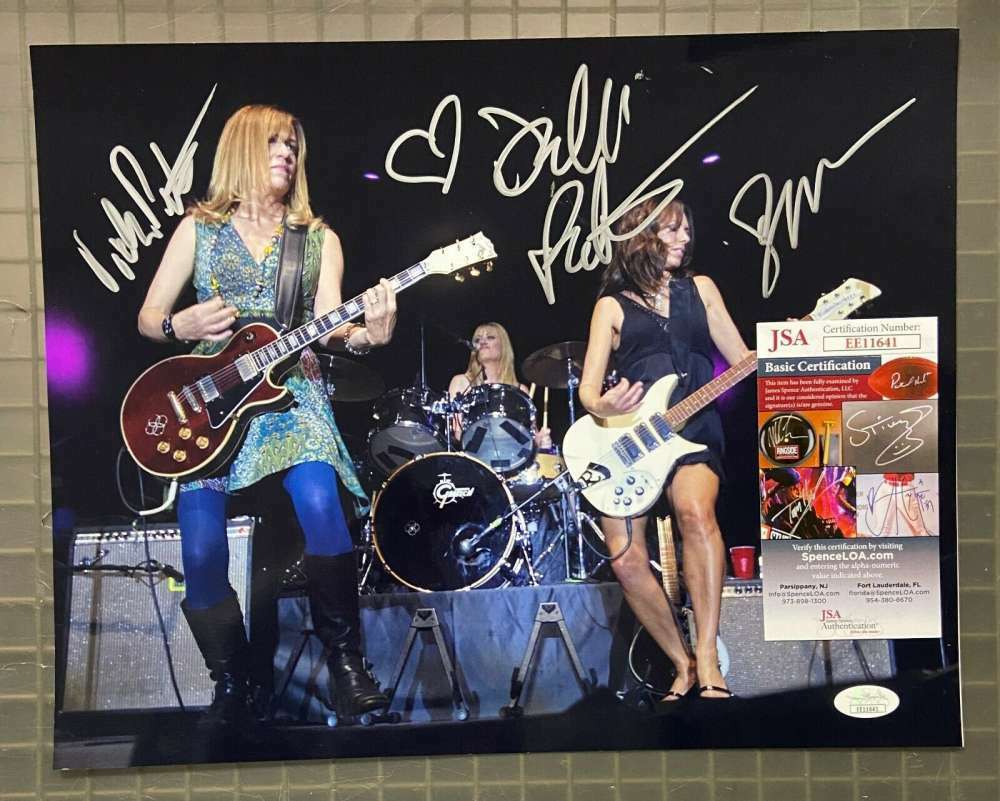 The Bangles JSA Coa Signed 11x14 Photo Poster painting Autograph