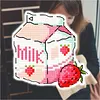 Strawberry Milk Fridge Magnet Cross Stitch Kit Holiday Gifts tapestrymarket