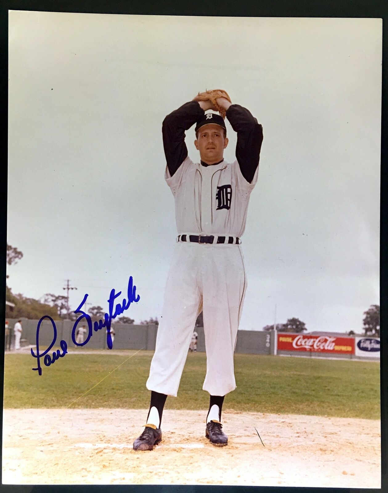 Paul Foytack Signed 8x10 Photo Poster painting Detroit Tigers Los Angeles Angels Autograph Auto