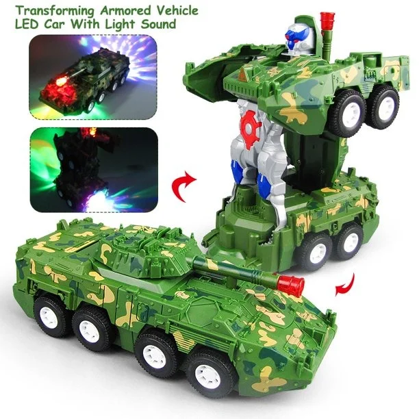 Armored Vehicle Tank Transforming Robot