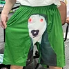 New Green Puppy Quick Dry Pajamas Men's Casual Pants Shorts Creative Shorts