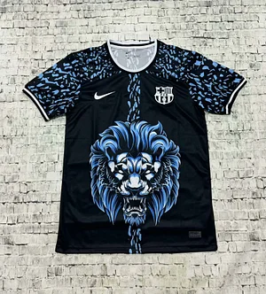 2024/2025 Barcelona Special Edition Black and Blue Football Shirt 1:1 Thai Quality