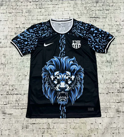 2024/2025 Barcelona Special Edition Black and Blue Football Shirt 1:1 Thai Quality