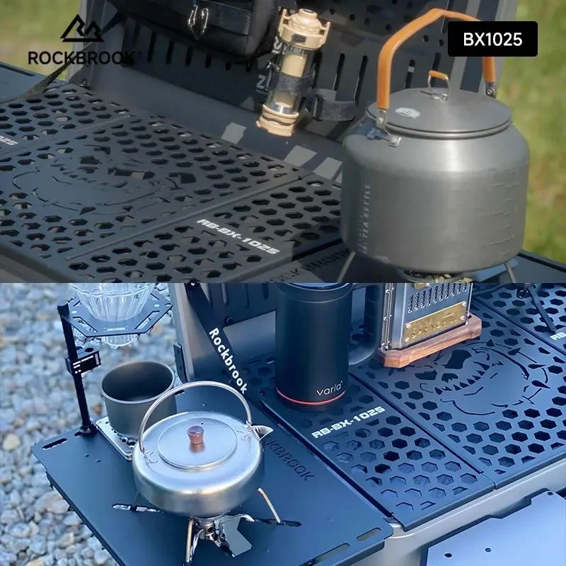 ROCKBROOK RB-BX-1025 アウトドアテーブル アルミコンテナ Camping
