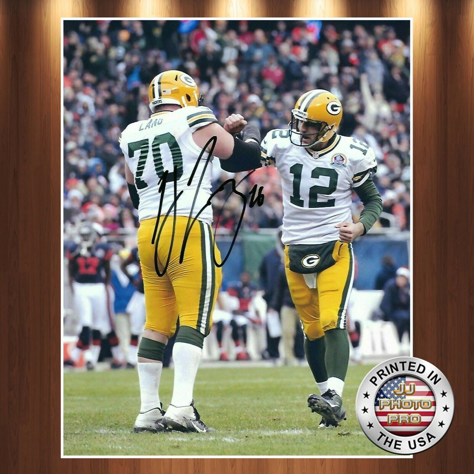 TJ Lang Autographed Signed 8x10 Photo Poster painting (Packers) REPRINT