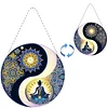 (US Local)Acrylic Diamond Painting Hanging Pendant Diamond Art Window Pendants (B)