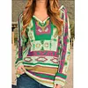 Women's Ethnic Style Hooded Sweater