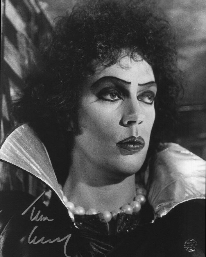 TIM CURRY Autographed Original 8x10 Photo Poster painting LOA TTM