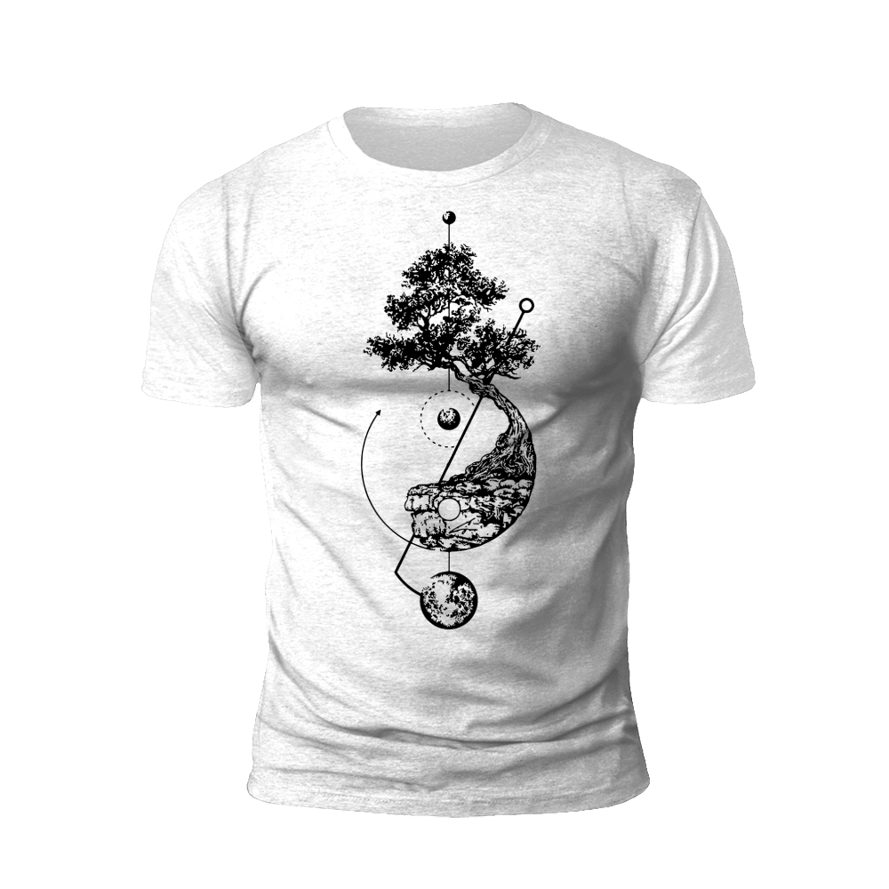 Yin Yang Tree: Balance of Nature T-Shirt